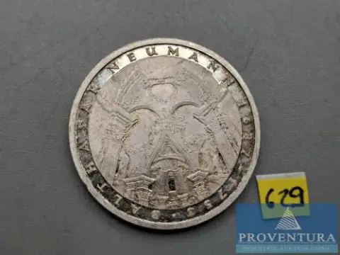 Srebrna moneta Republika Federalna Niemiec 5 DM Balthasar Neumann 1978 XF z PF srebro .625 11,2 g waga brutto