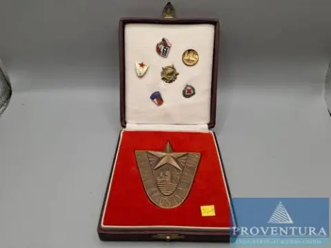 Medale Czechosłowacja mistrz regionu zachodnioczeskiego 1960