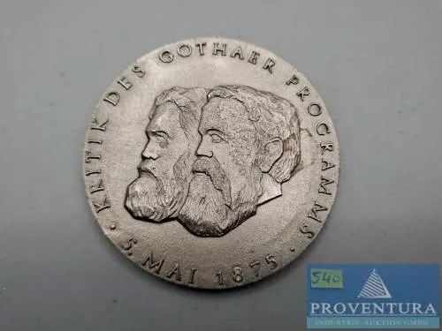 Medaille 100 Jahre Kritik des Gothaer Programms 1875