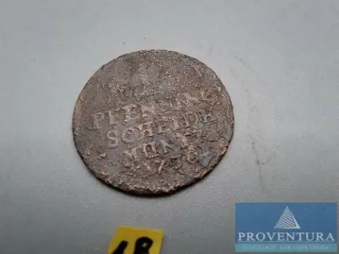 Umlaufmünze Braunschweig-Wolfenbüttel 1 Pfenning 1730 KM780
