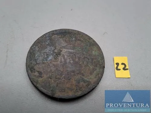 Monnaie de circulation Duché de Brunswick 2 Pfennige 1855B