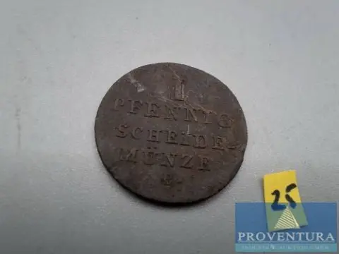 Umlaufmünze Königreich Hannover 1 Pfennig 1828B