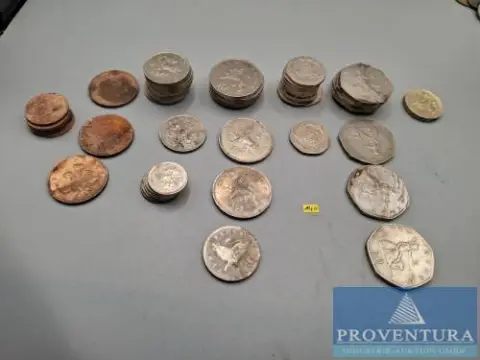 Monnaies en circulation Angleterre 1 penny - 1 livre 5x 1 penny