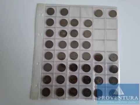 Umlaufmünzen Deutsches Reich 24x 2 Reichspfennig 1924-1936/ 10x 1936-1938