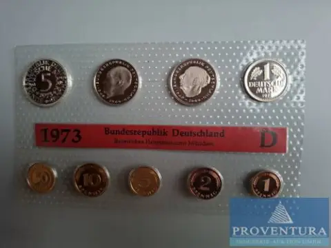 KMS Bundesrepublik Deutschland 1973 D pl 10.88 DM