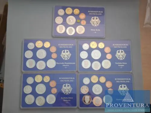 Sada mincí SRN 1991 ADFGJ pp 64,40 DM