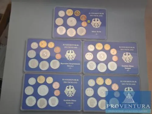 Sada mincí SRN 1994 ADFGJ pp 64,40 DM
