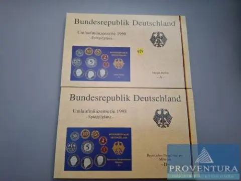 Muntset Bondsrepubliek Duitsland 1998 AD sp 25,76 DM