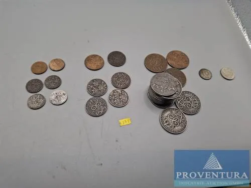 Pièces de circulation Norvège 1920-1950 1 Öre 1940 1941 1945 1946 1949 1950