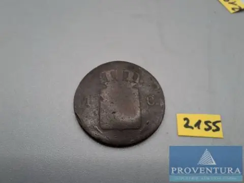 Umlaufmünze Niederlande 1 Cent 1822 KM47