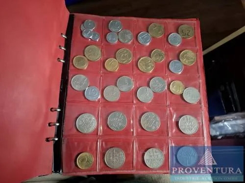 Circulation coins 136x Israel from 1948 1x Palestine