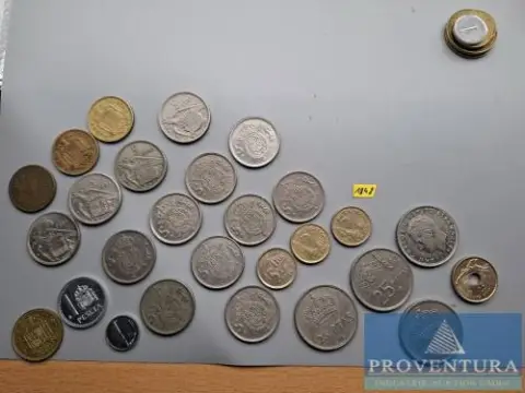 Umlaufmünzen Spanien ab 1944 Franco 4x 5 Peseten