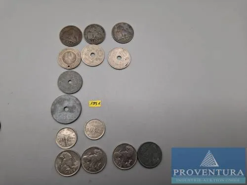 Circulation coins Belgium before 1945 3x 2 Centimes 1862 1870 1909