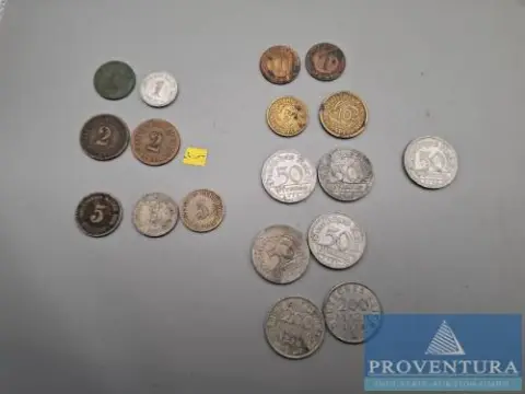 Umlaufmünzen Deutsches Reich Kasierreich 2x 1 Pfennig 1900F 1917F