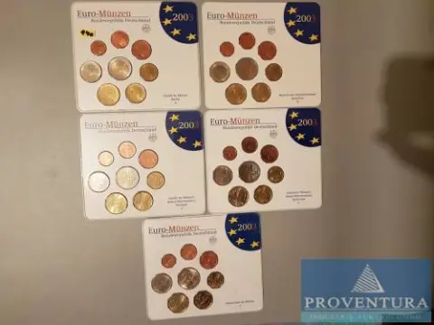 Euro-KMS Bundesrepublik Deutschland 2003 ADFGJ st
