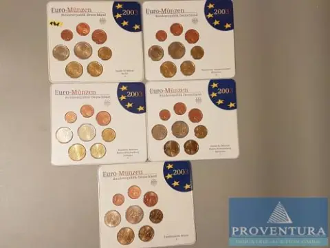 Euro-KMS Bundesrepublik Deutschland 2003 ADFGJ st