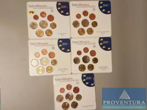 Euro-KMS Bundesrepublik Deutschland 2003 ADFGJ st