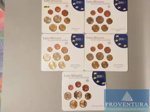 Euro-KMS Bundesrepublik Deutschland 2003 ADFGJ st
