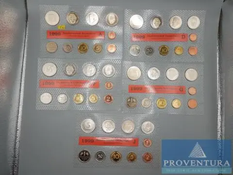 KMS Bundesrepublik Deutschland 1999 ADFGJ st
