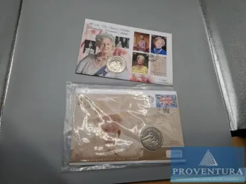 Pièces de circulation 1x Angleterre 5 livres 2006 80e anniversaire Elizabeth II