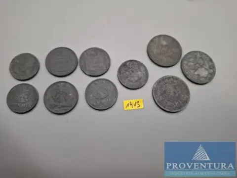 Monnaies circulantes Serbie 2 pièces 1 dinar 1942