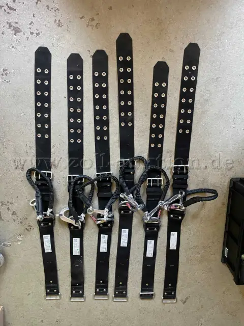 6 Feuerwehrhaltegurte FHA Twist