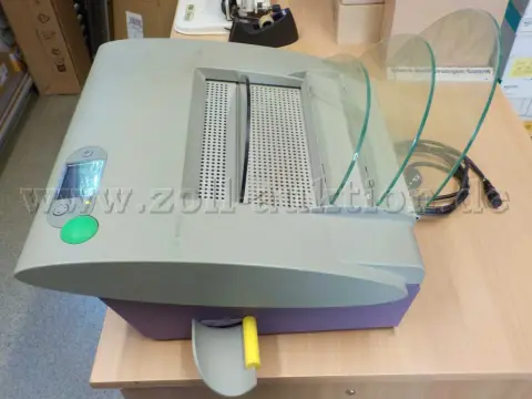 1 Heißleim Bindemaschine POWIS Typ Fastback 20 E mit Bindestreifen Zubehör