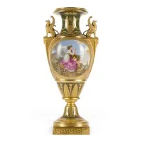 Vase amphore fin avec l'allégorie de l'Espérance