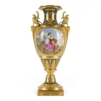 Vase amphore fin avec l'allégorie de l'Espérance
