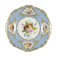 Assiette à décor floral