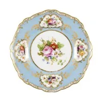 Assiette à décor floral