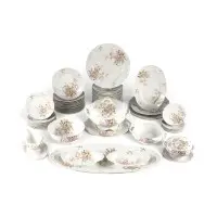 Service de table de 54 pièces avec décor floral