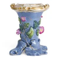 Petit vase à décor floral