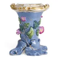Petit vase à décor floral