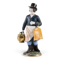 Figurine 'Marchand de sbiten' de la série 'Marchands et artisans'