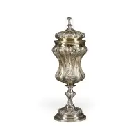 Grande coupe couverte en vermeil