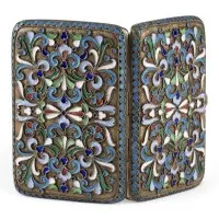 Cloisonné email etui