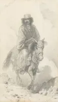 Cavalier dans les montagnes