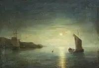 Calme dans une nuit de lune