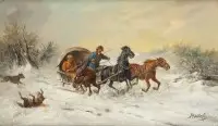 Troïka en hiver