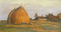 Hooiberg in de nazomer