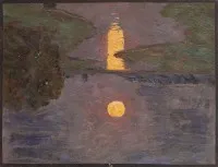 Maanverlichte nacht