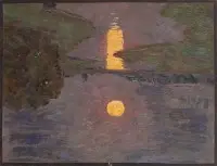 Maanverlichte nacht