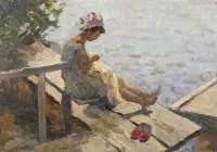 'Sur la passerelle (Natascha)'