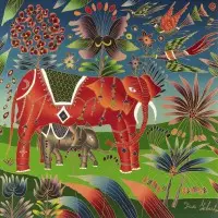 'ÉLÉPHANT ET ÉLÉPHANTEAU'
