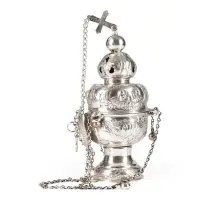 Encensoir baroque avec chérubins
