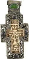 BRUSTKREUZ MIT DEM KREUZ VON GOLGATHA UND HEILIGEN