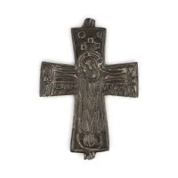 Croix-encolpion avec la crucifixion du Christ