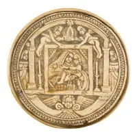 Tabatière avec la Mère de Dieu et l'archange Michel