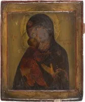 Icoon van de Moeder Gods van Vladimir (Vladimirskaja)